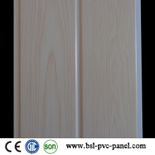 Painel de PVC laminado de 20cm de cor de madeira branca